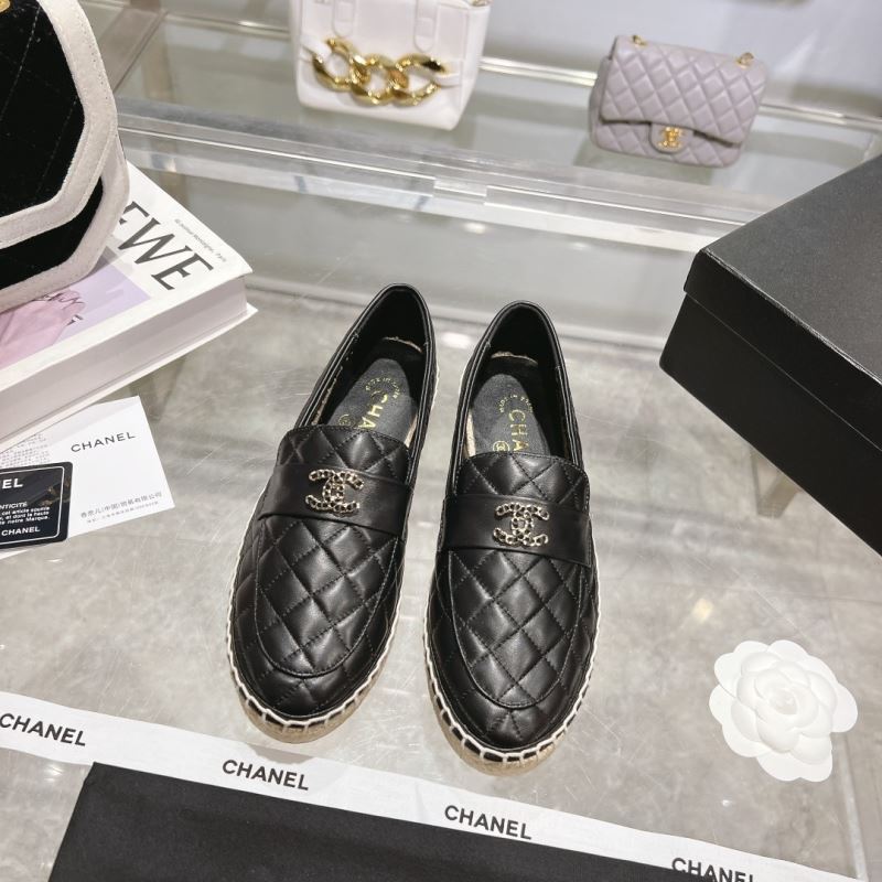 Ch*el leather shoes